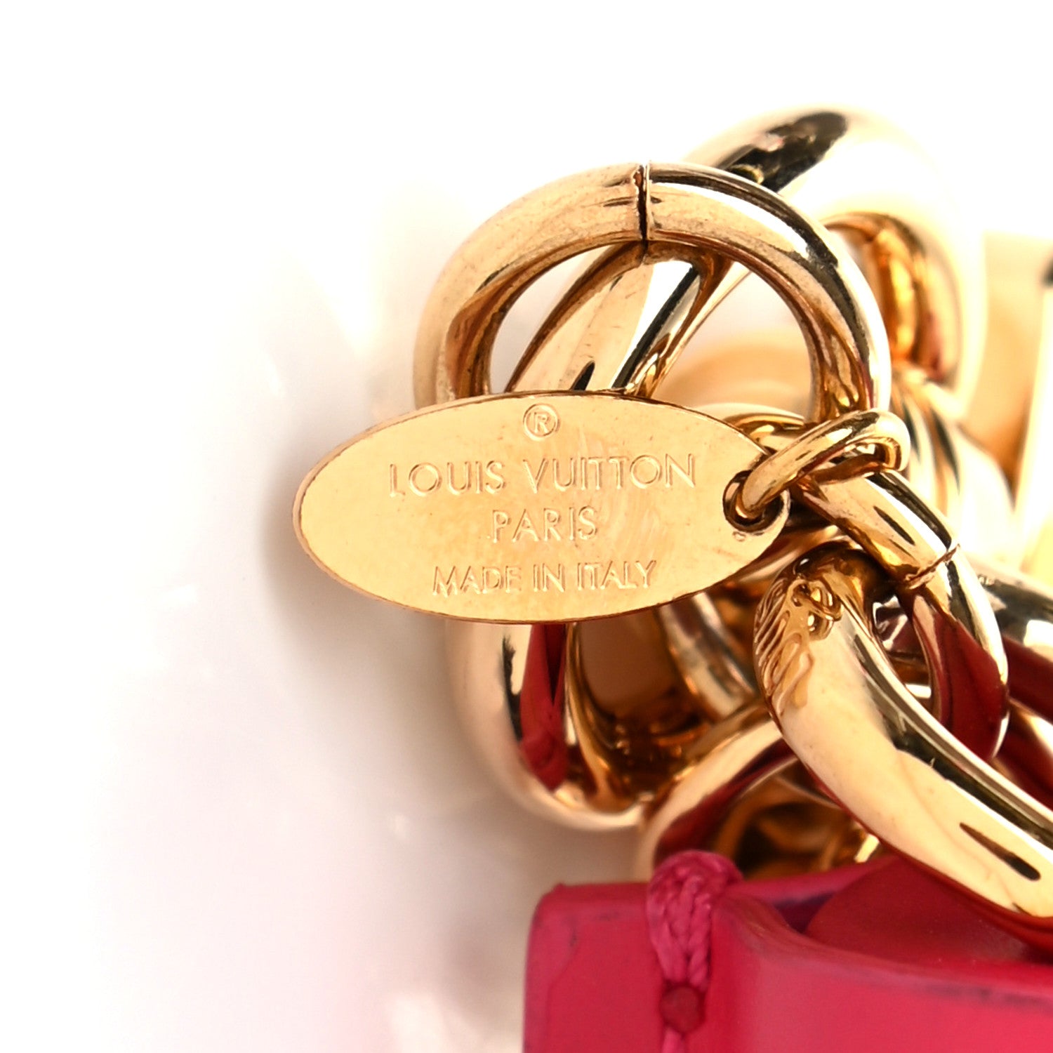 Louis Vuitton Monogram Summer Trunk Tassel Bag Charm Key Holder 3 of 4
