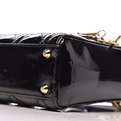 Christian Dior Patent Cannage Mini Lady Dior Black 14 of 15