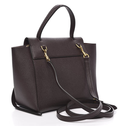 Celine Grained Calfskin Nano Belt Bag Brown 3 of 13