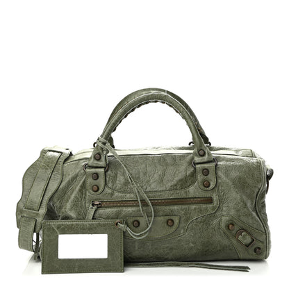 Balenciaga Agneau Classic Hardware Twiggy Vert Thyme 1 of 12