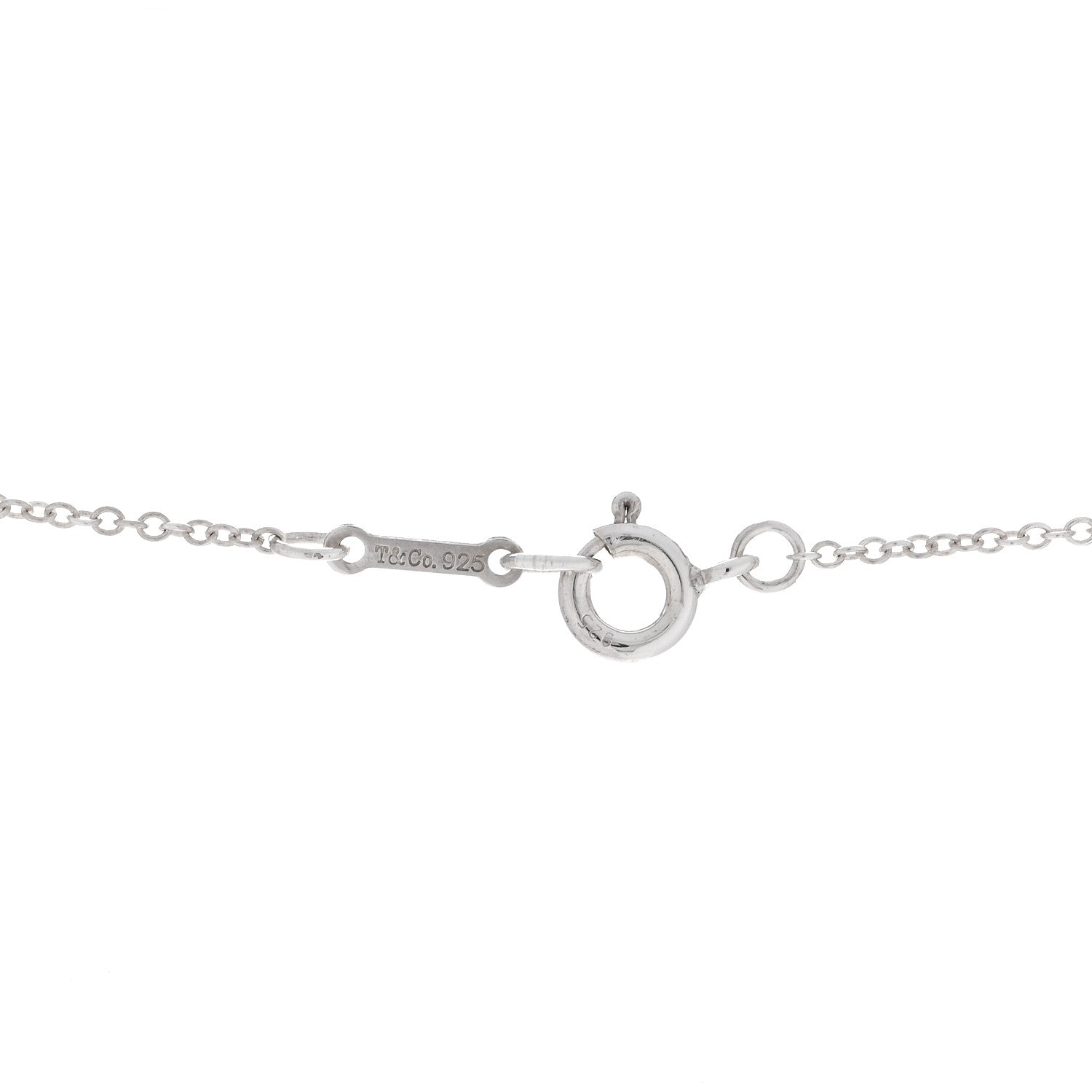 Tiffany Sterling Silver Twist Heart Pendant Necklace 4 of 5
