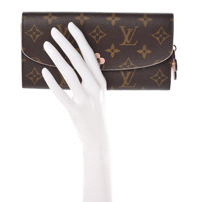 Louis Vuitton Monogram Bloom Flower Emilie Wallet 2 of 7
