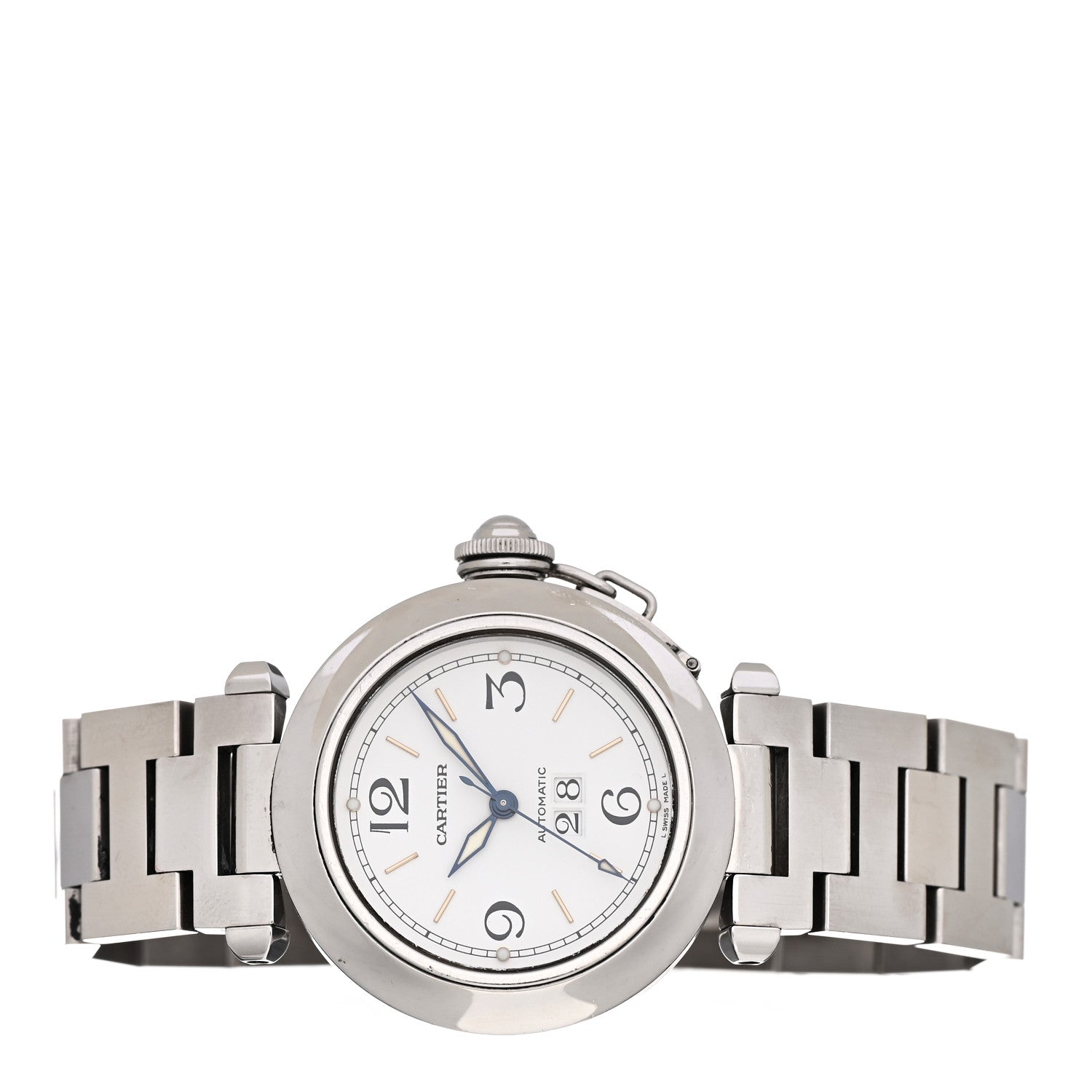 Cartier Stainless Steel 35mm Pasha C Big Date Automatic Watch 2 of 4