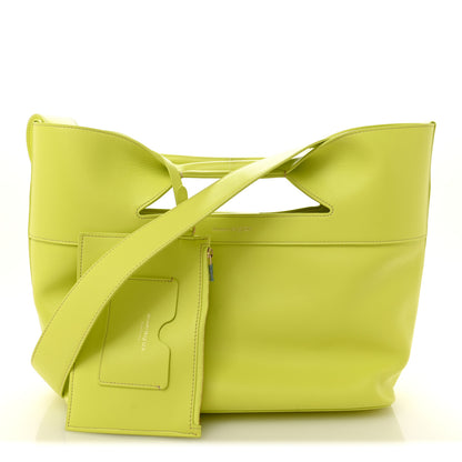 Alexander McQueen Calfskin Small The Bow Bag Green 3 of 12