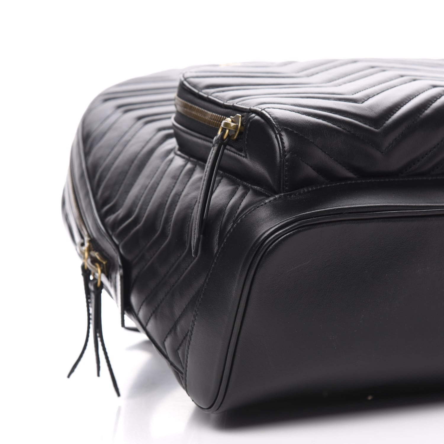 Gucci Calfskin Matelasse GG Marmont Day Backpack Black 8 of 9