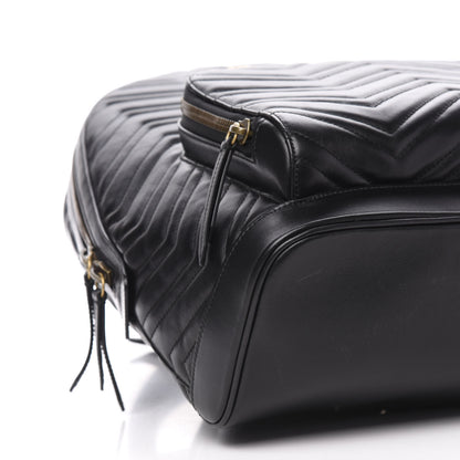 Gucci Calfskin Matelasse GG Marmont Day Backpack Black 8 of 9
