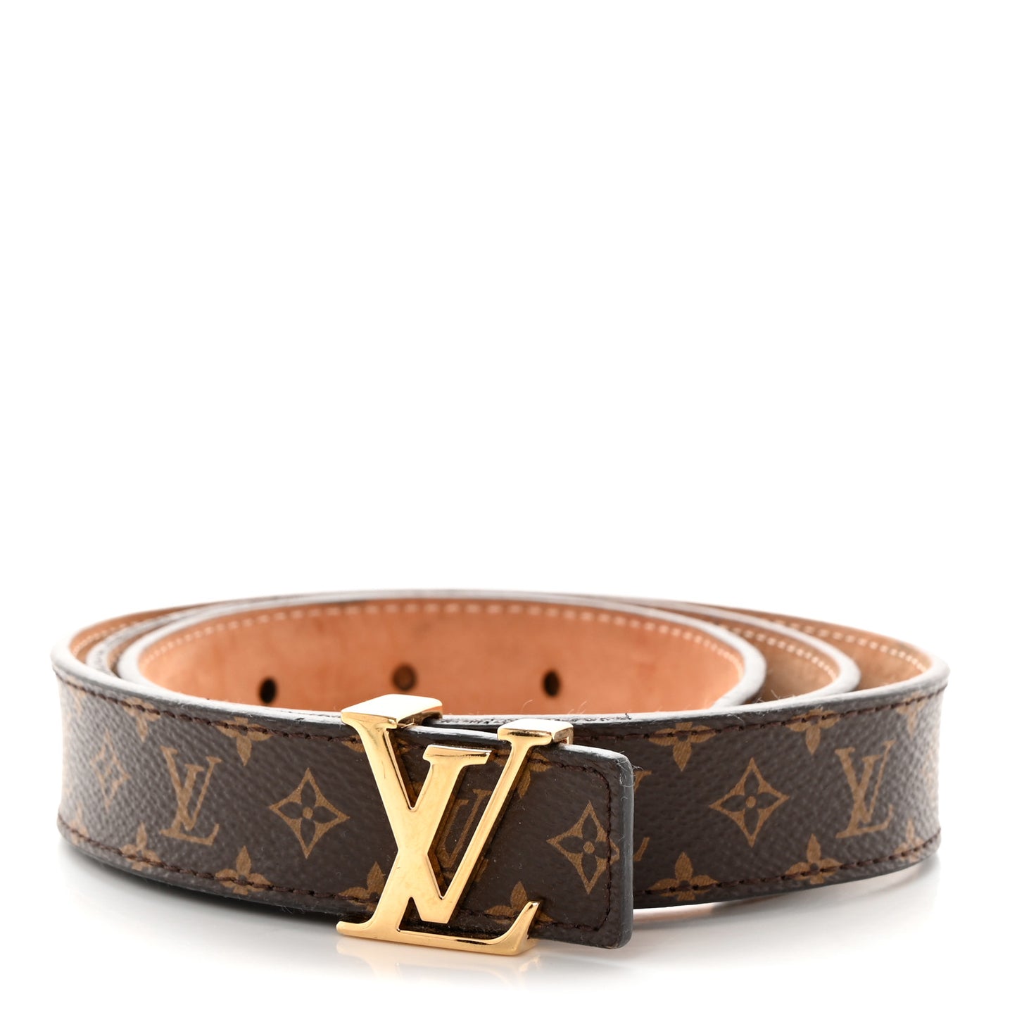 Monogram 25mm LV Initiales Belt 85 34