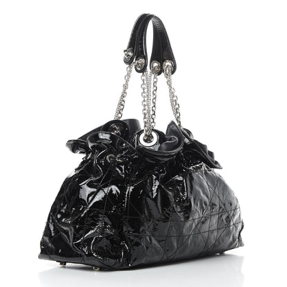 Christian Dior Patent Cannage Medium Le Trente Tote Black 3 of 11