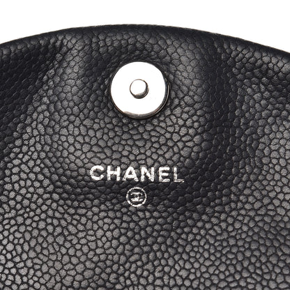 Chanel Caviar Half Moon Wallet On Chain WOC Black 5 of 15
