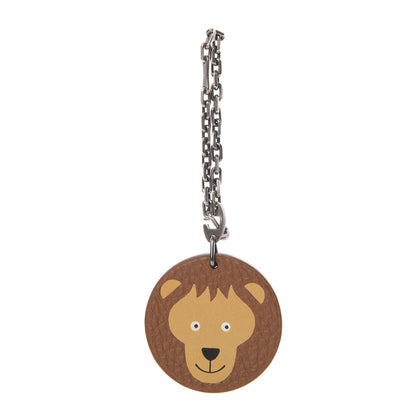 Hermes Togo Lion Bag Charm Gold 1 of 4