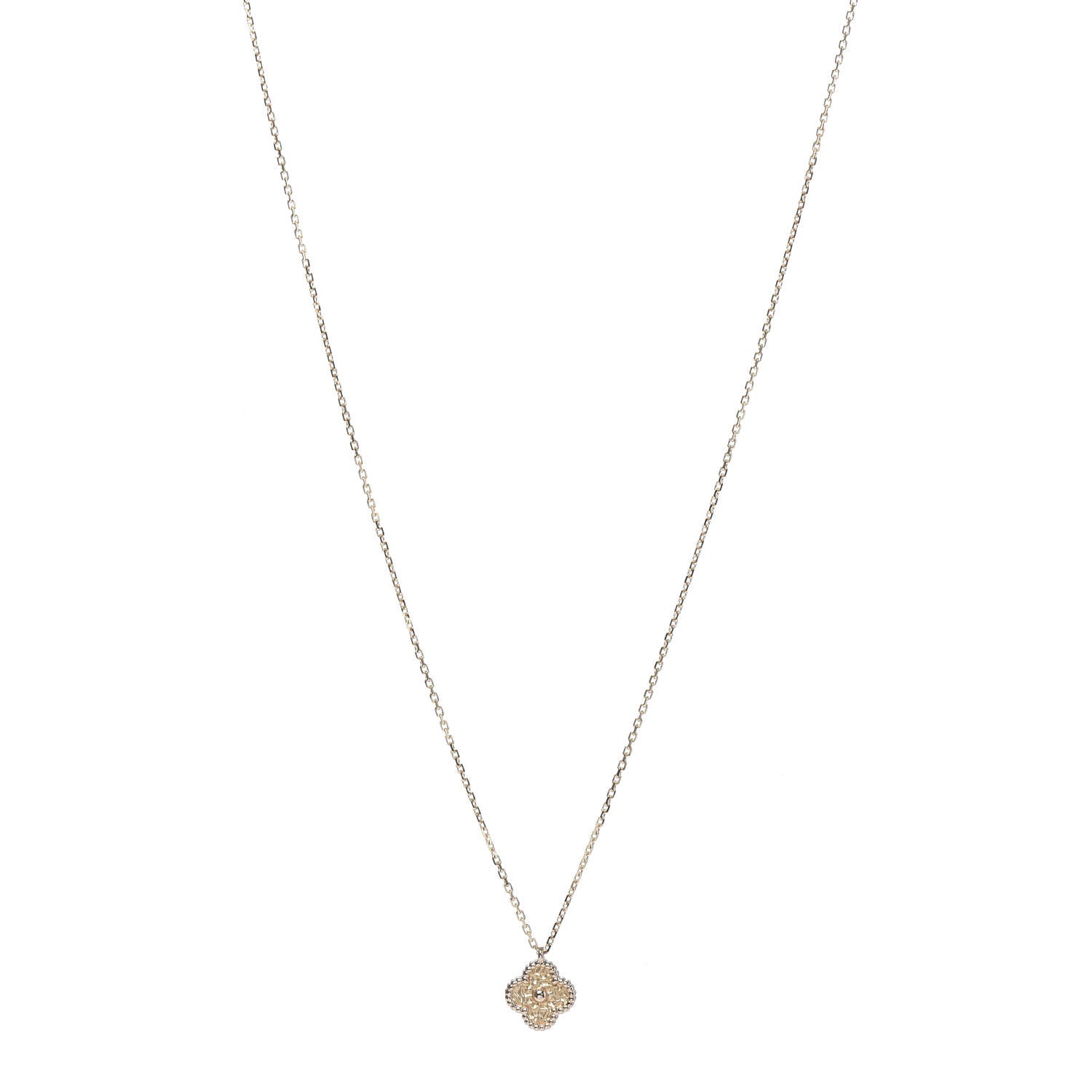 Van Cleef & Arpels 18K Rose Gold Sweet Alhambra Pendant Necklace 1 of 5