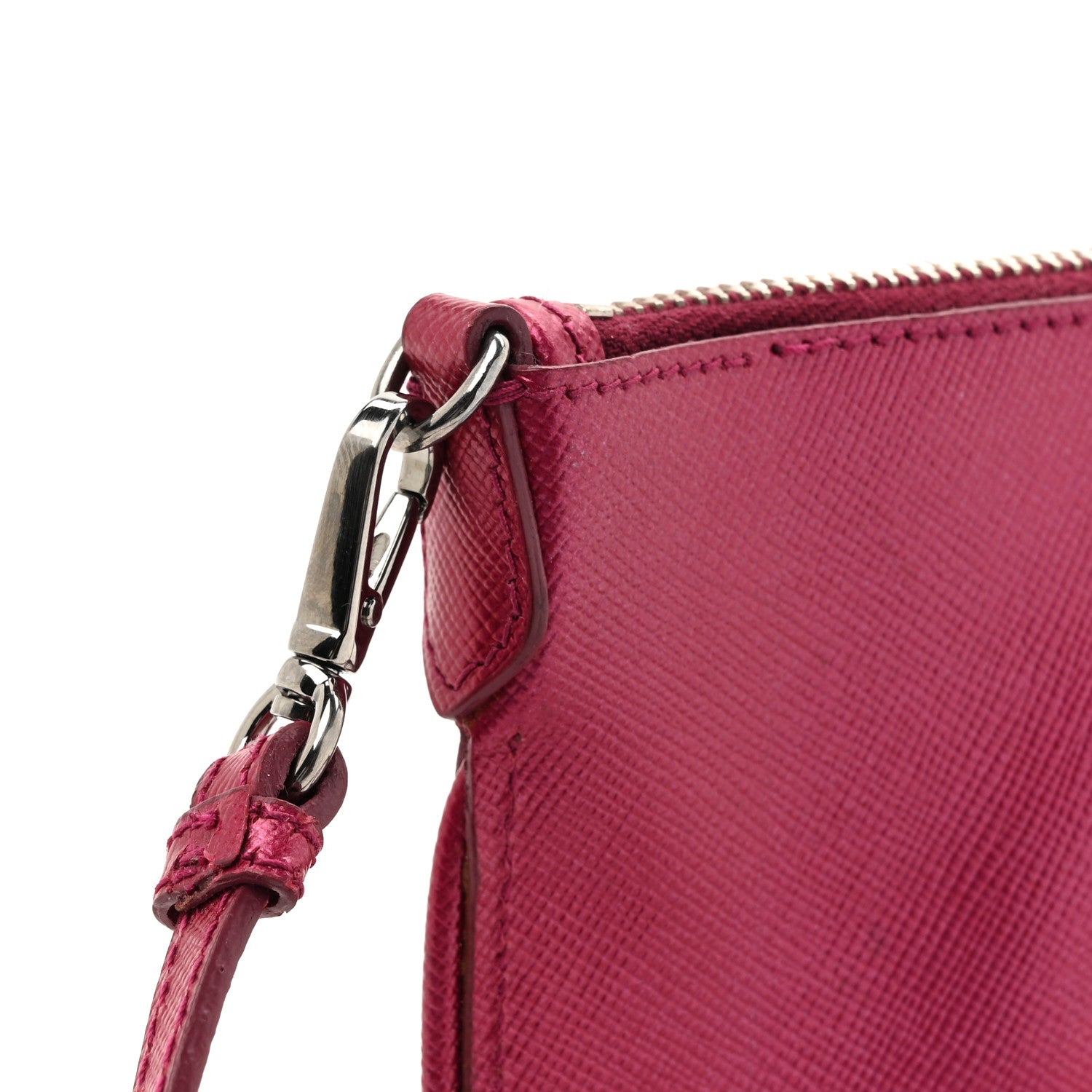 Prada Metallic Saffiano Lux Crossbody Bag Ametista 10 of 10