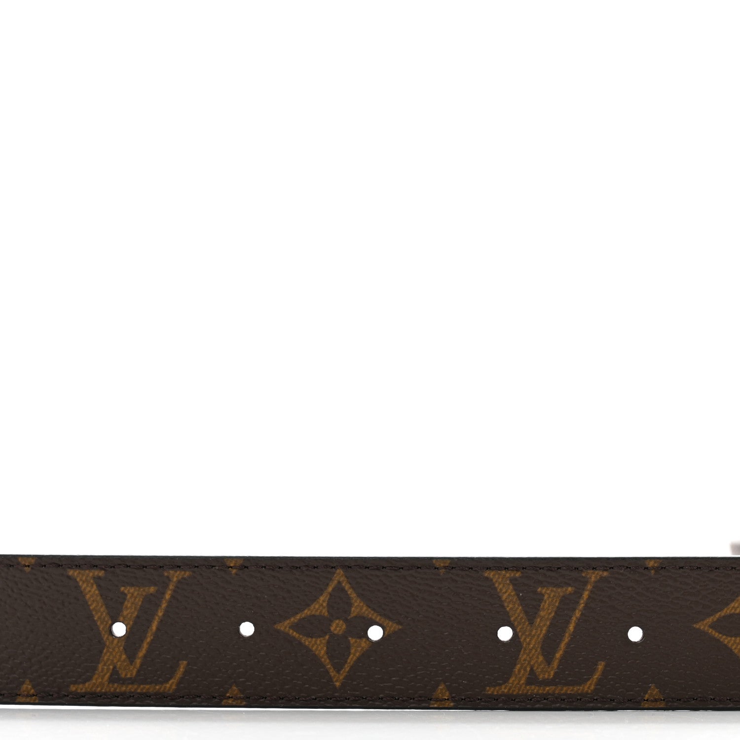 Louis Vuitton Calfskin Monogram 30mm LV Initiales Reversible Belt 85 34 Black 4 of 7