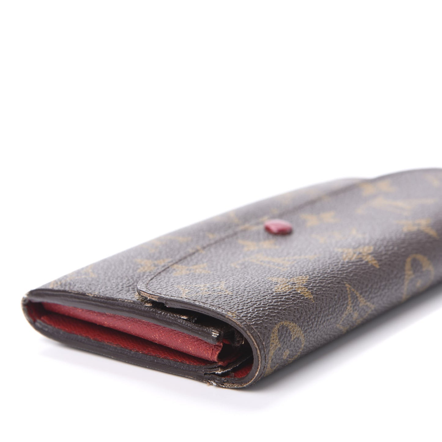 Monogram Emilie Wallet Red