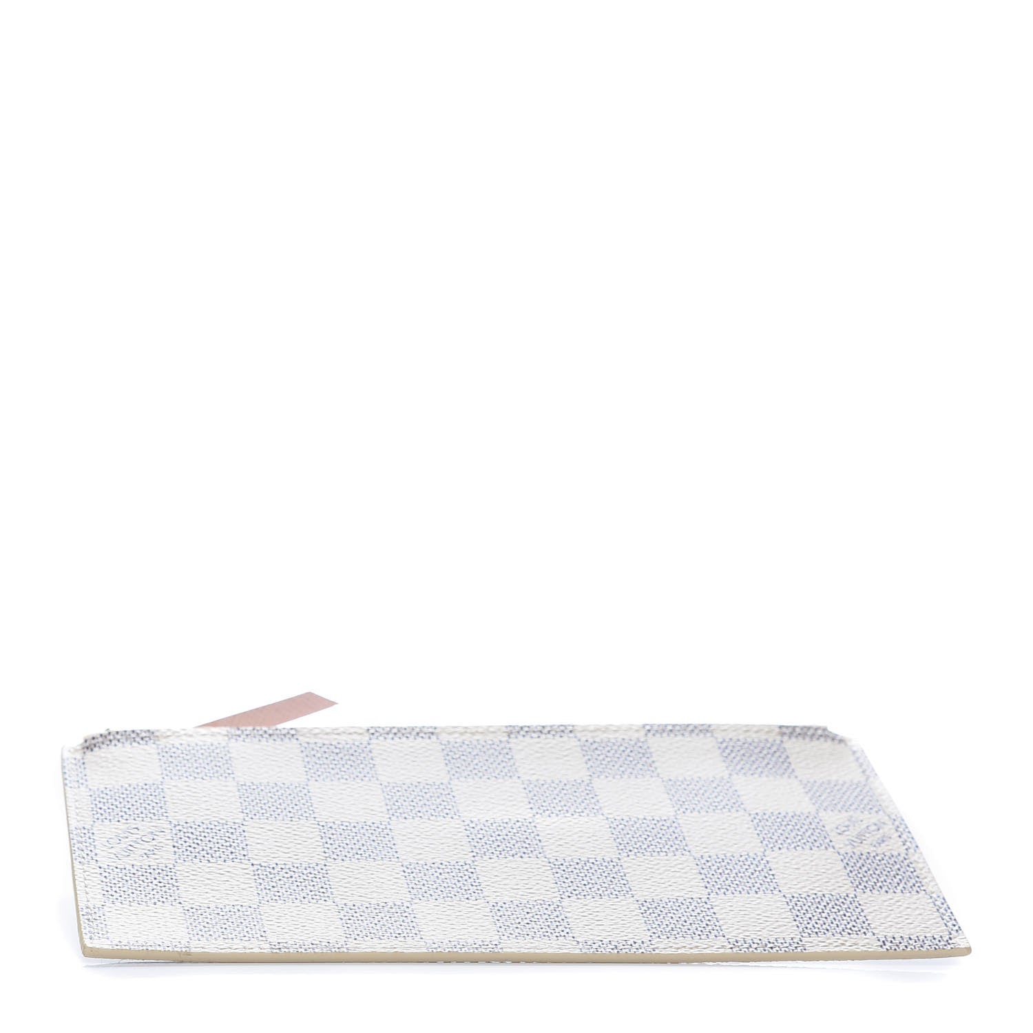 Louis Vuitton Damier Azur Felicie Chain Wallet Zippered Insert Rose Ballerine 4 of 8