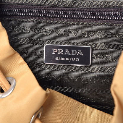 Prada Tessuto Nylon Vela Small Backpack Gold 6 of 12