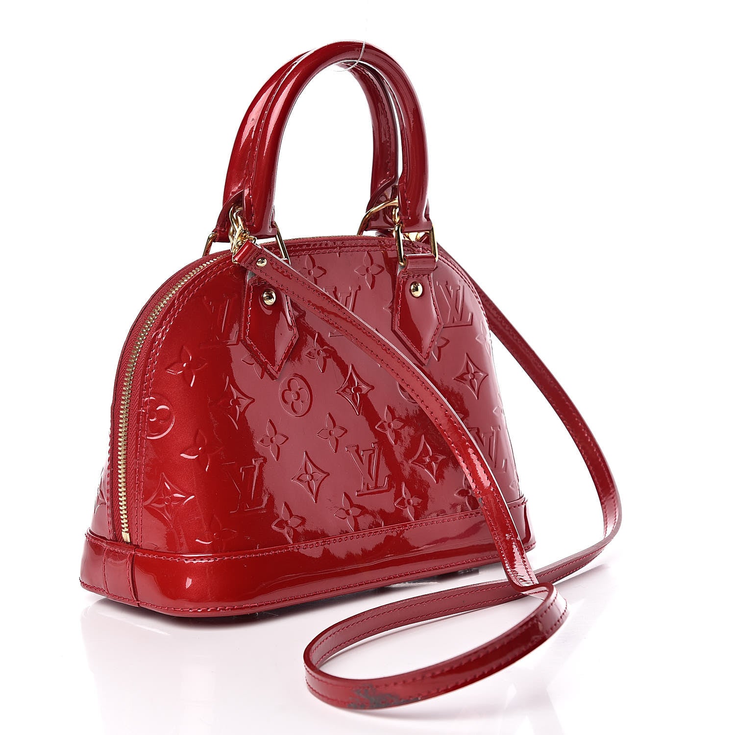 Louis Vuitton Vernis Alma BB Pomme D'Amour 3 of 12