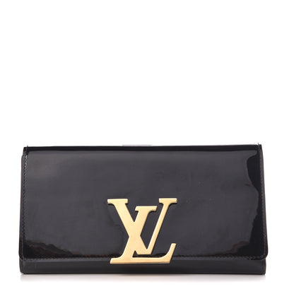 Louis Vuitton Patent Louise Clutch Black 1 of 11