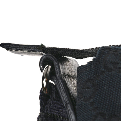 Gucci Monogram Calfskin Perforated Medium Flat Messenger Bag Black 11 of 13