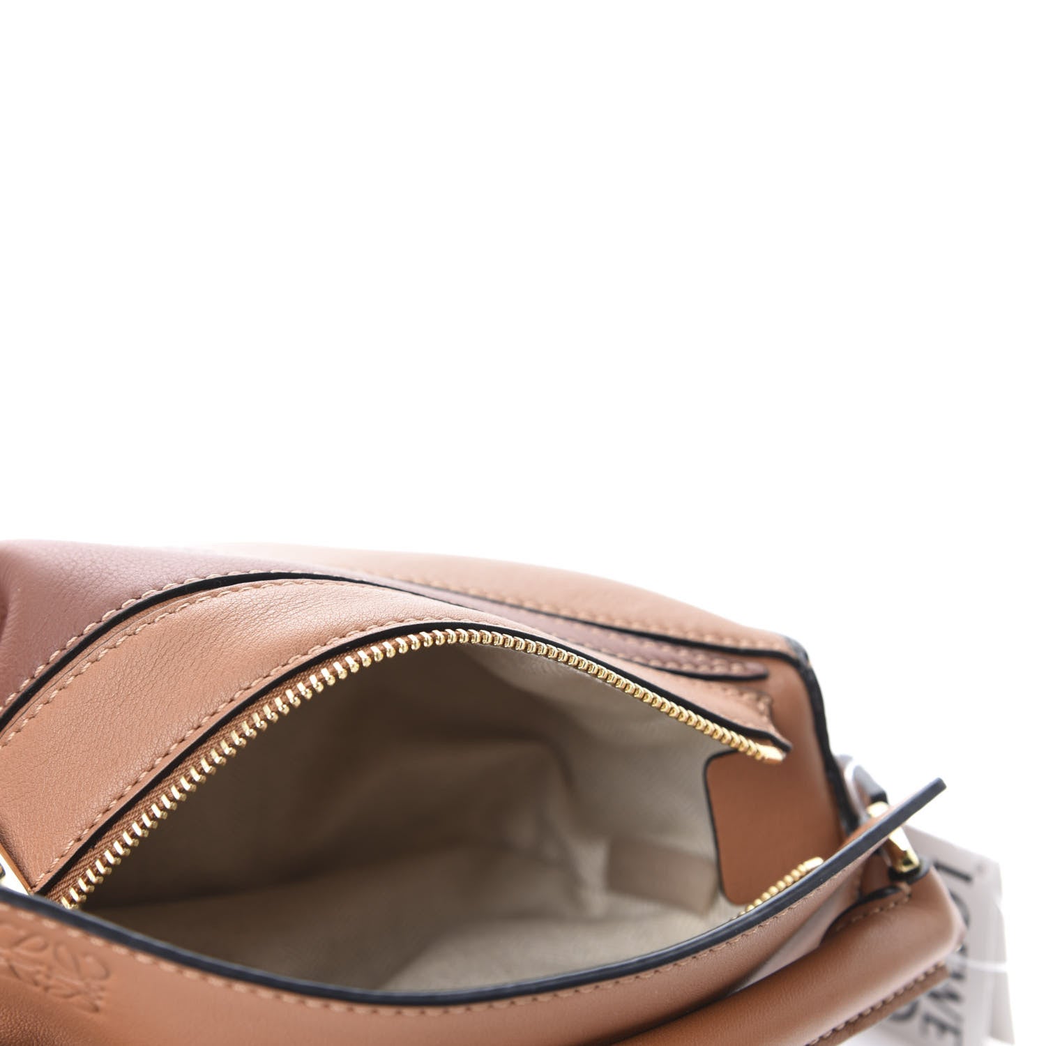 Loewe Calfskin Mini Puzzle Bag Tan Medium Pink 5 of 10