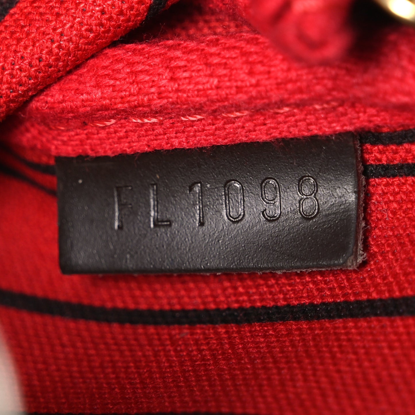 Damier Ebene Complice Trunks and Bags Mini Pochette Accessories Red