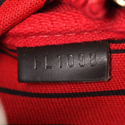 Louis Vuitton Damier Ebene Complice Trunks and Bags Mini Pochette Accessories Red 7 of 7