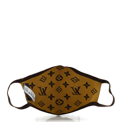 Louis Vuitton Monogram Knit Face Mask Brown 2 of 4
