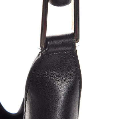 Gucci Calfskin Bamboo Top Handle Bag Black 11 of 11
