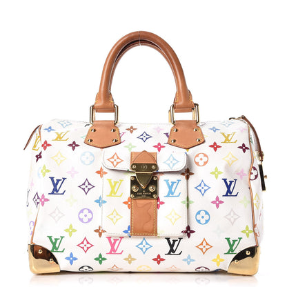 Louis Vuitton Monogram Multicolor Speedy 30 White 1 of 13