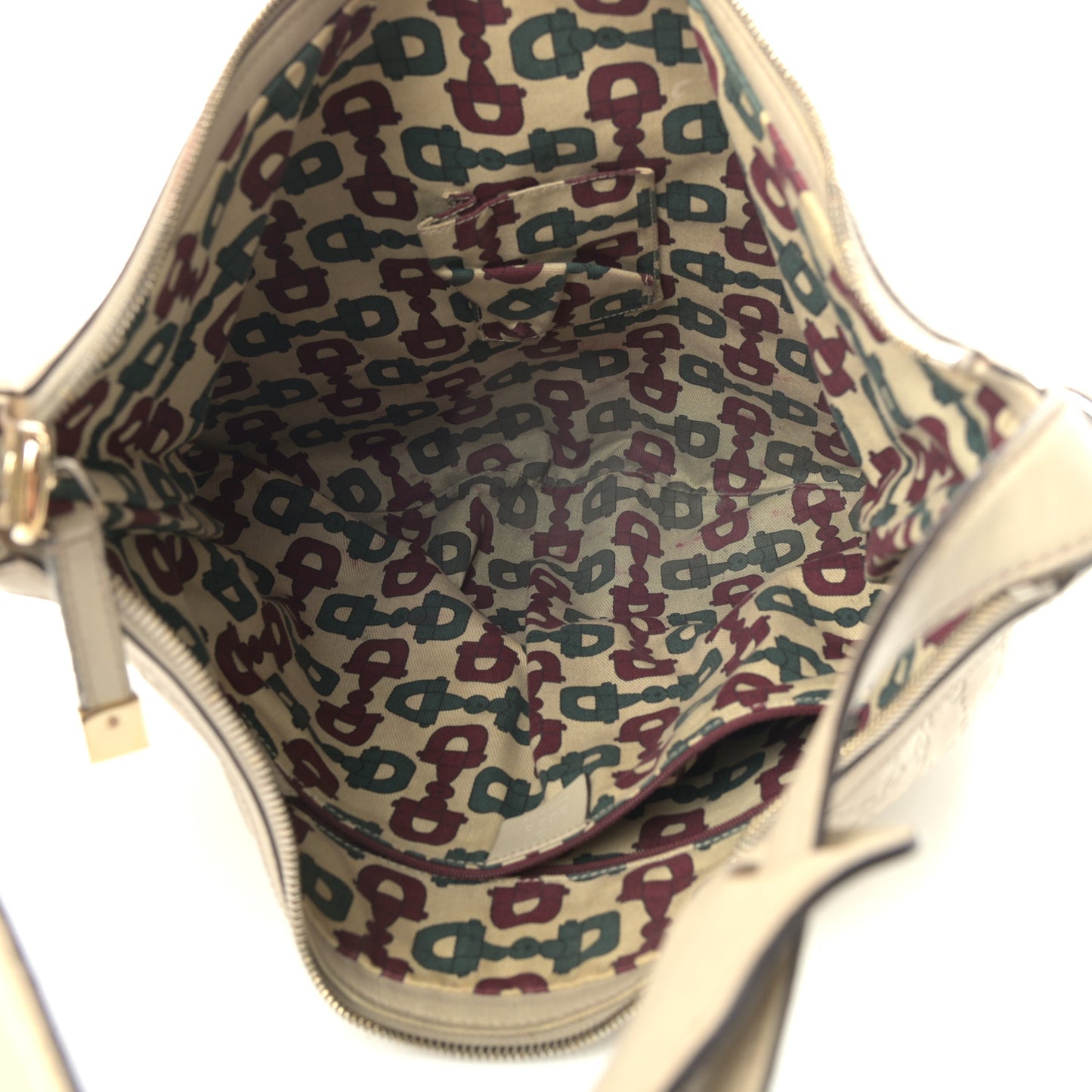 Guccissima Large Princy Hobo Off White