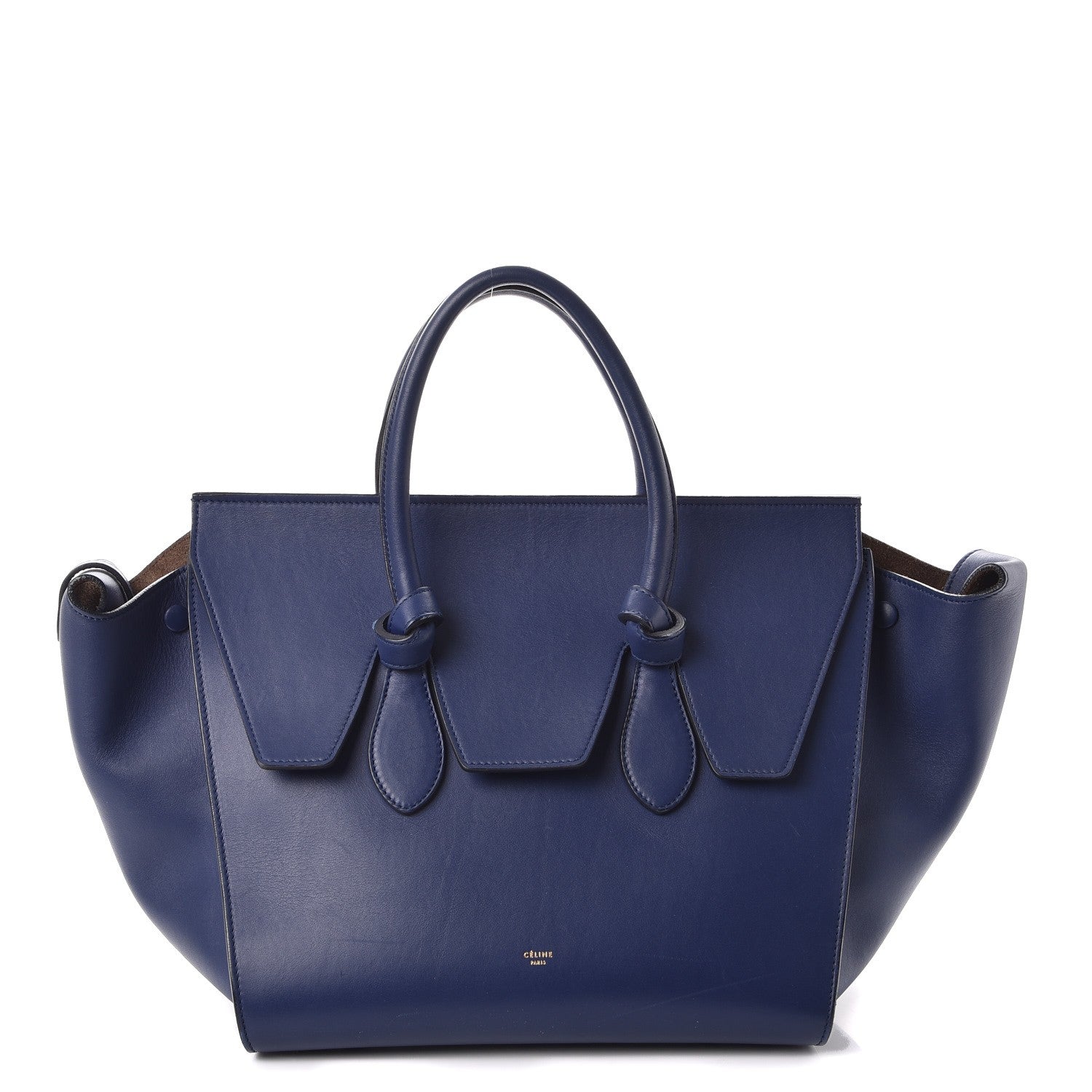 Celine Smooth Calfskin Small Tie Knot Tote Dark Indigo 1 of 23