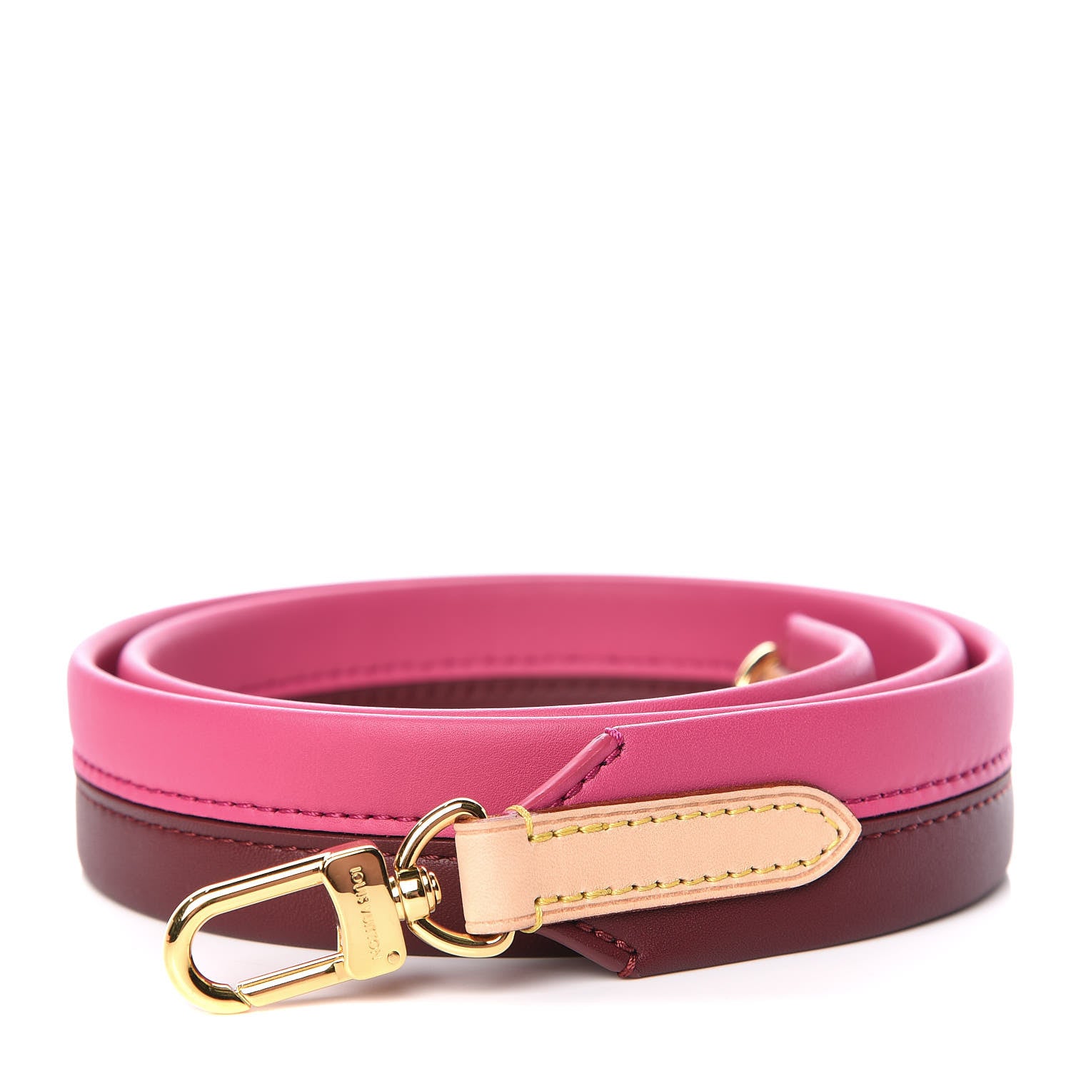 Louis Vuitton Calfskin Cluny BB Shoulder Strap Bordeaux Fuchsia 1 of 4