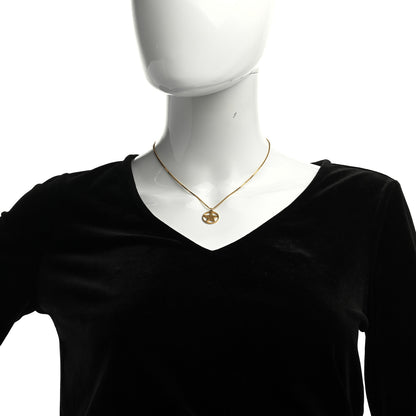 Christian Dior Metal Star Necklace Gold 2 of 5