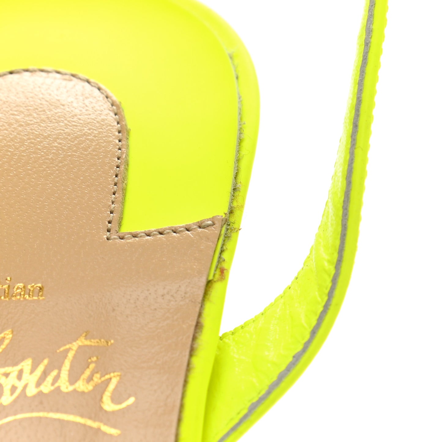 PVC Fluo Mat Spikaqueen 100 Pumps 38.5 Version Yellow Fluo