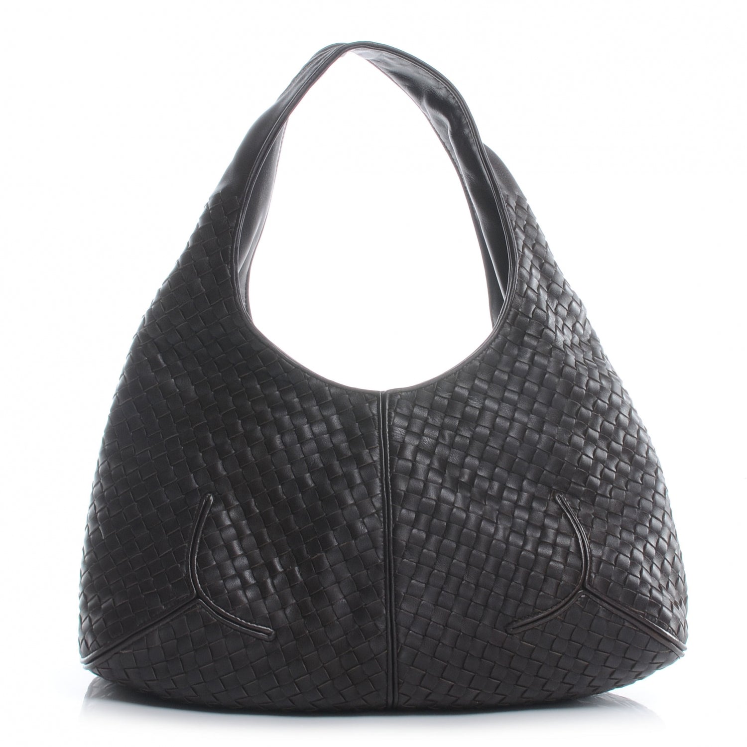 Bottega Veneta Nappa Intrecciato Ball Hobo Ebano 1 of 7