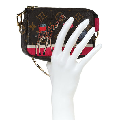 Louis Vuitton Monogram 2017 Christmas Animation Mini Pochette Accessories 2 of 9