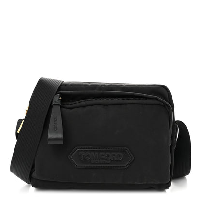 Tom Ford Nylon Logo Messenger Bag Black 1 of 9