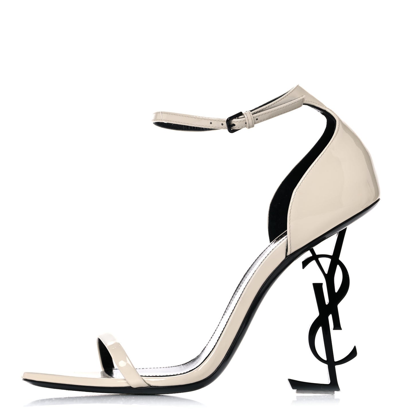 Patent Calfskin 110 Opyum Sandals 40 Neutro