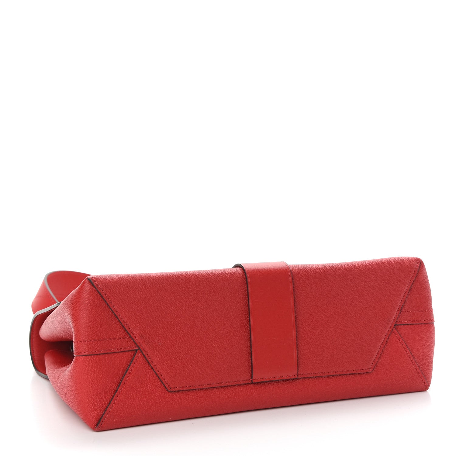 Louis Vuitton Calfskin Monogram Very One Handle Rubis Red 4 of 9
