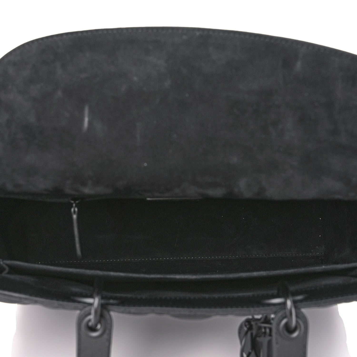 Christian Dior Ultra Matte Calfskin Cannage Large Lady Dior Black 5 of 12