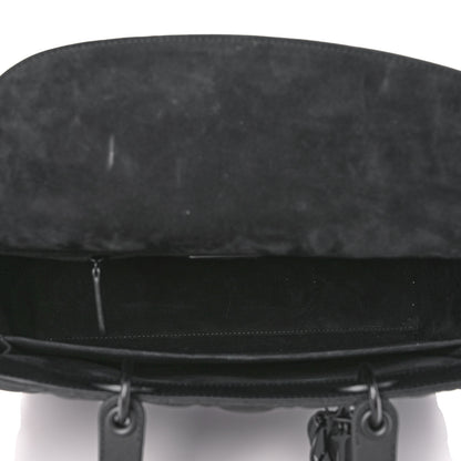 Christian Dior Ultra Matte Calfskin Cannage Large Lady Dior Black 5 of 12