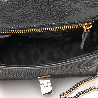 Jimmy Choo Lame Glitter Mini Ruby Chain Crossbody Black 5 of 10