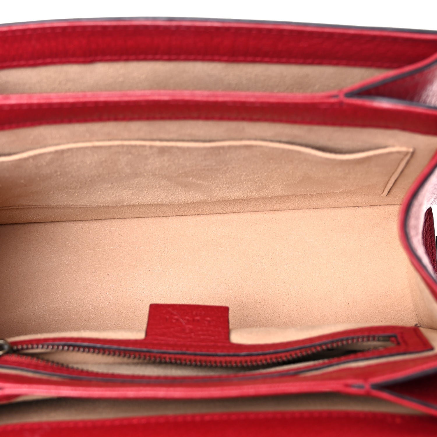 Gucci GG Supreme Monogram Small Queen Margaret Top Handle Bag Red 5 of 12