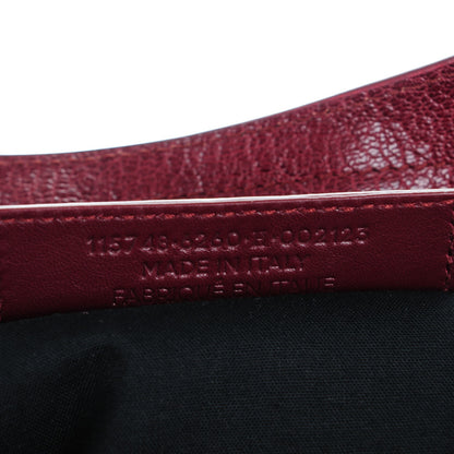 Balenciaga Chevre Gold Metallic Edge Hardware City Bordeaux 7 of 7