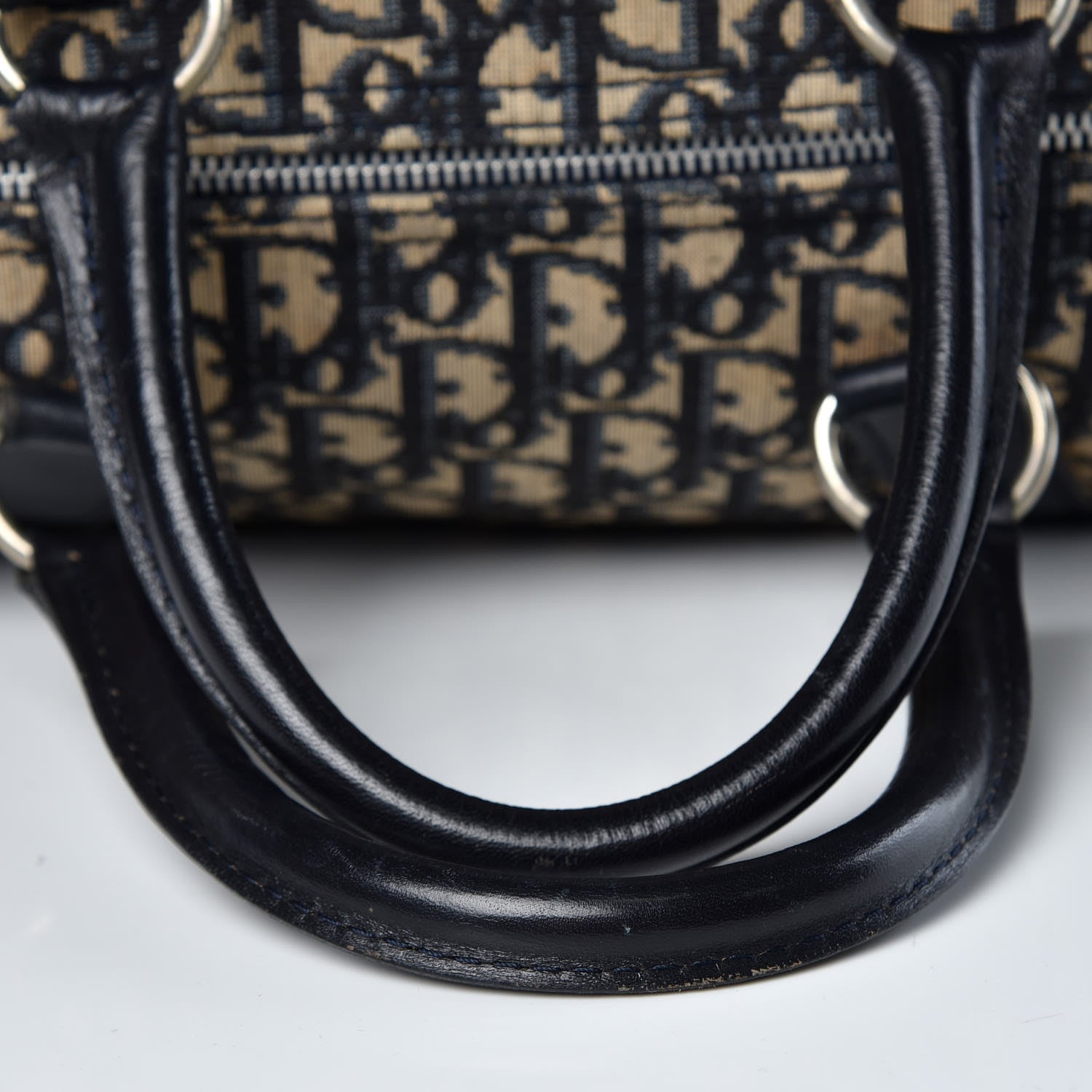 Christian Dior Monogram Duffle Navy Blue 11 of 13