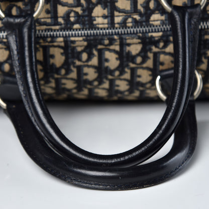 Christian Dior Monogram Duffle Navy Blue 11 of 13