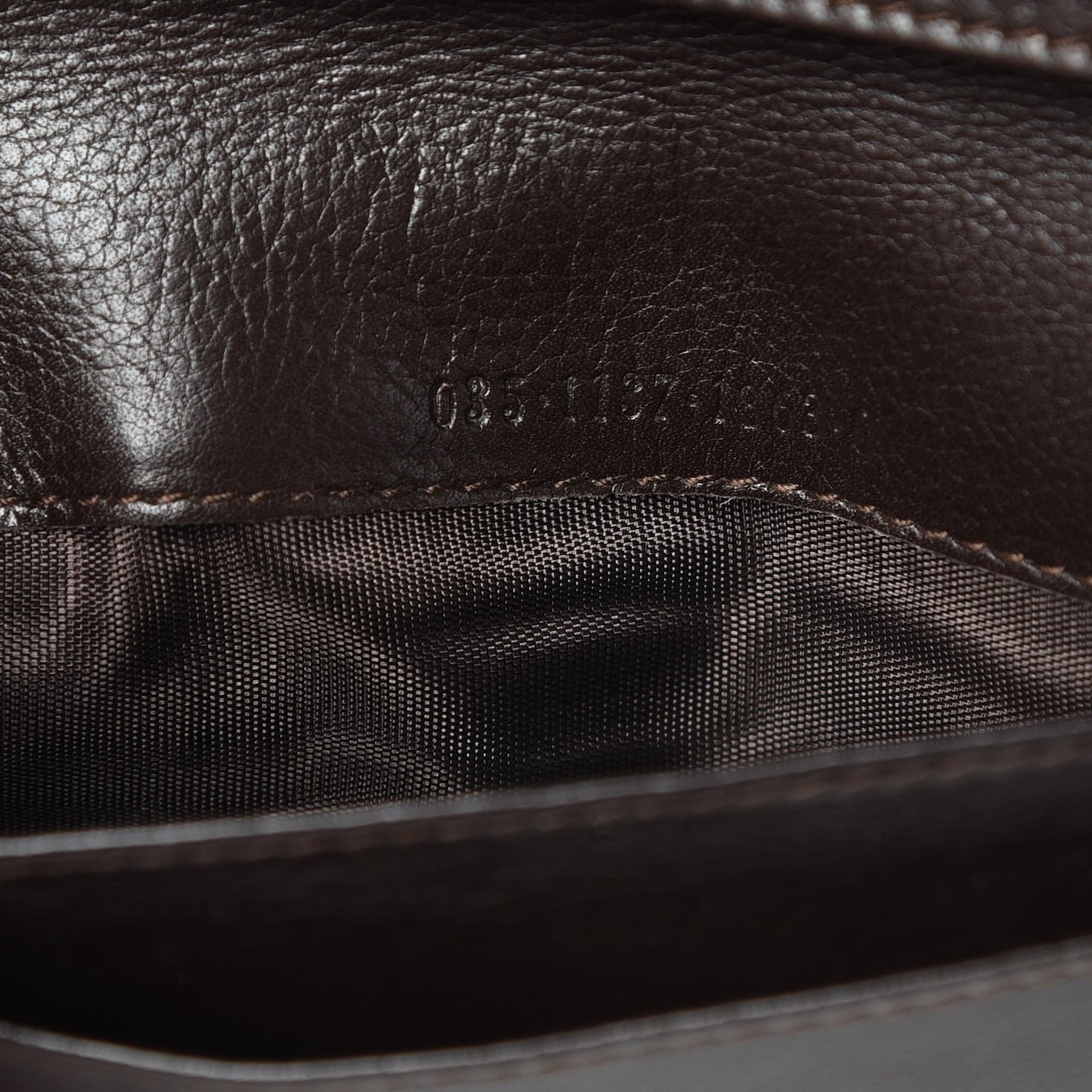 Calfskin Bamboo Continental Wallet Brown