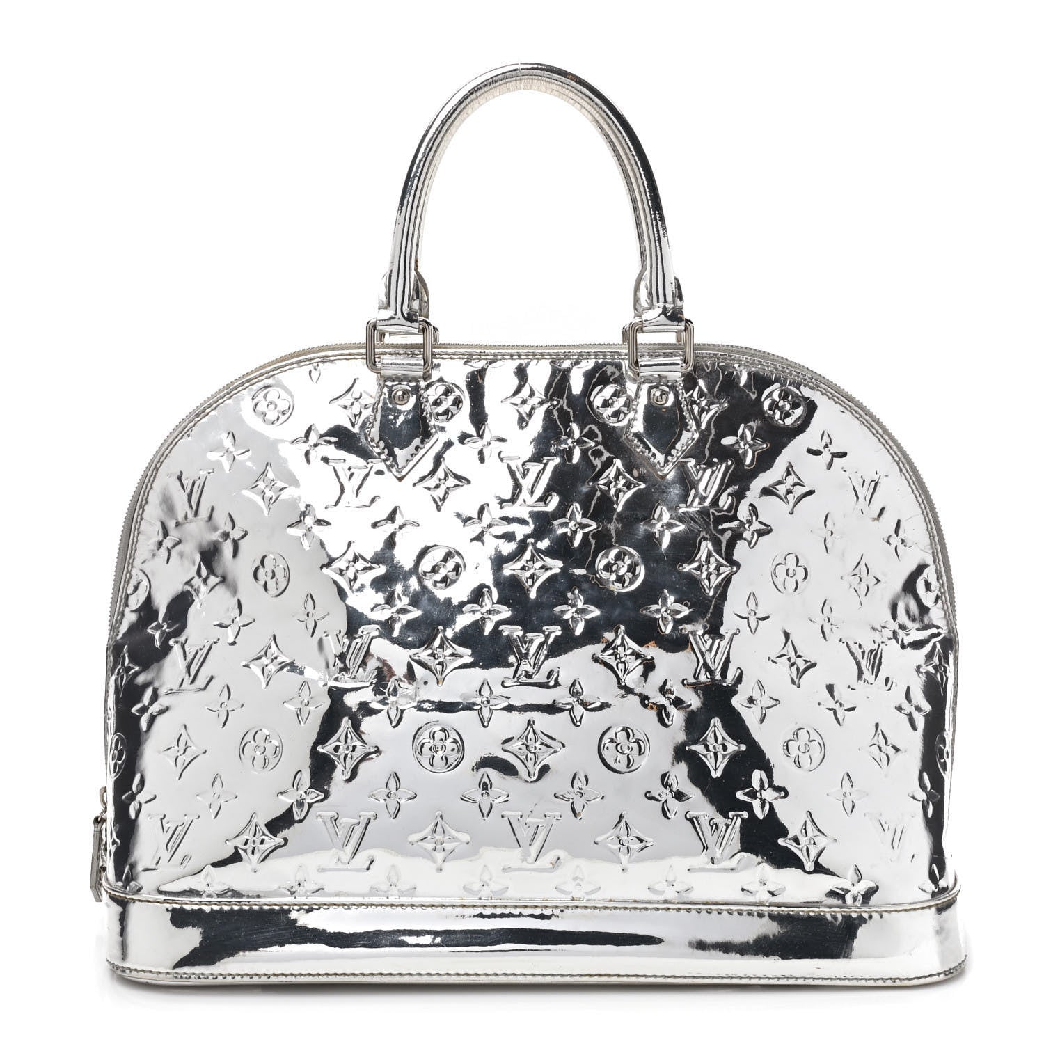 Louis Vuitton Monogram Miroir Alma MM Silver 1 of 20