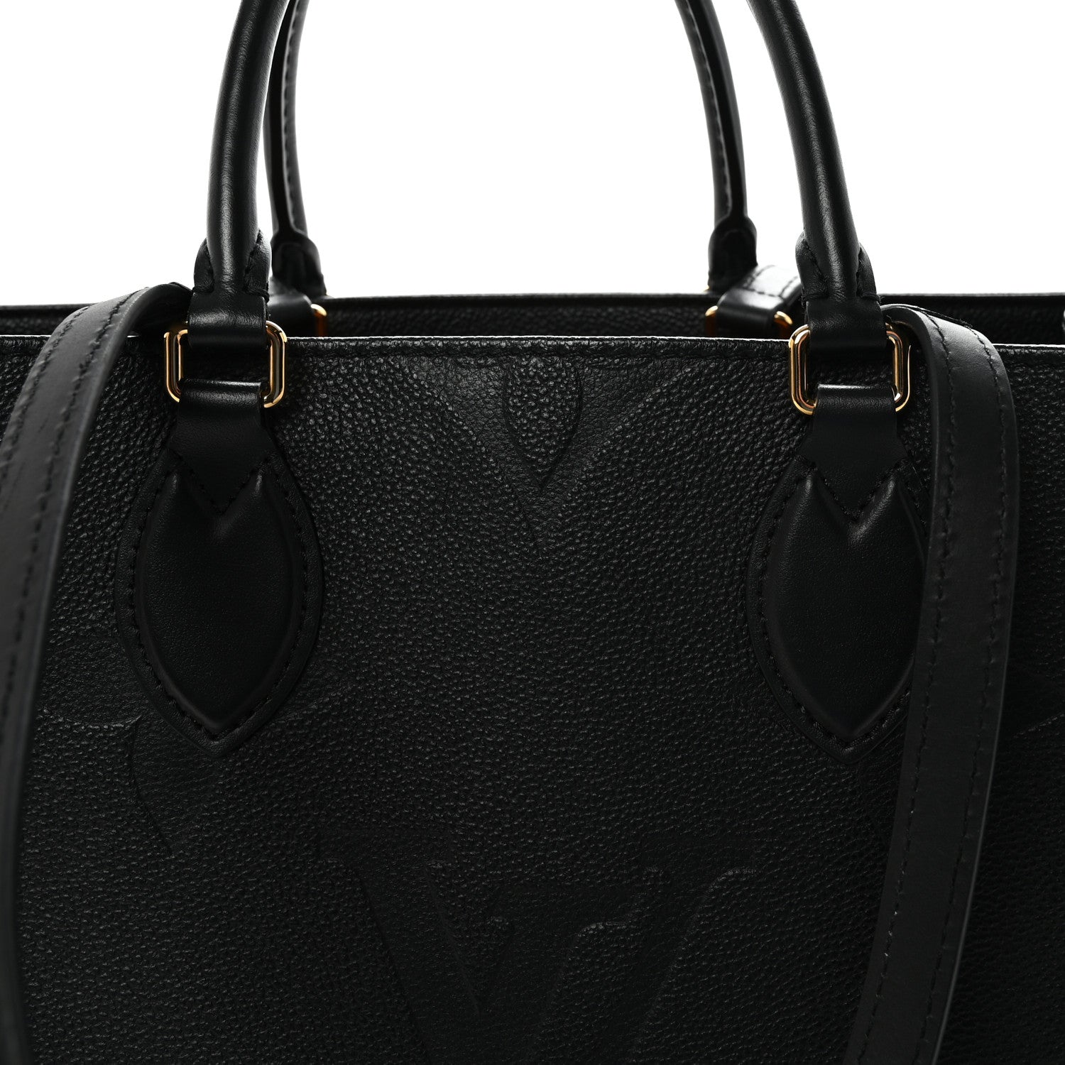 Louis Vuitton Empreinte Monogram Giant Onthego MM Black 7 of 9