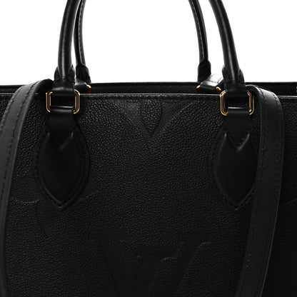 Louis Vuitton Empreinte Monogram Giant Onthego MM Black 7 of 9
